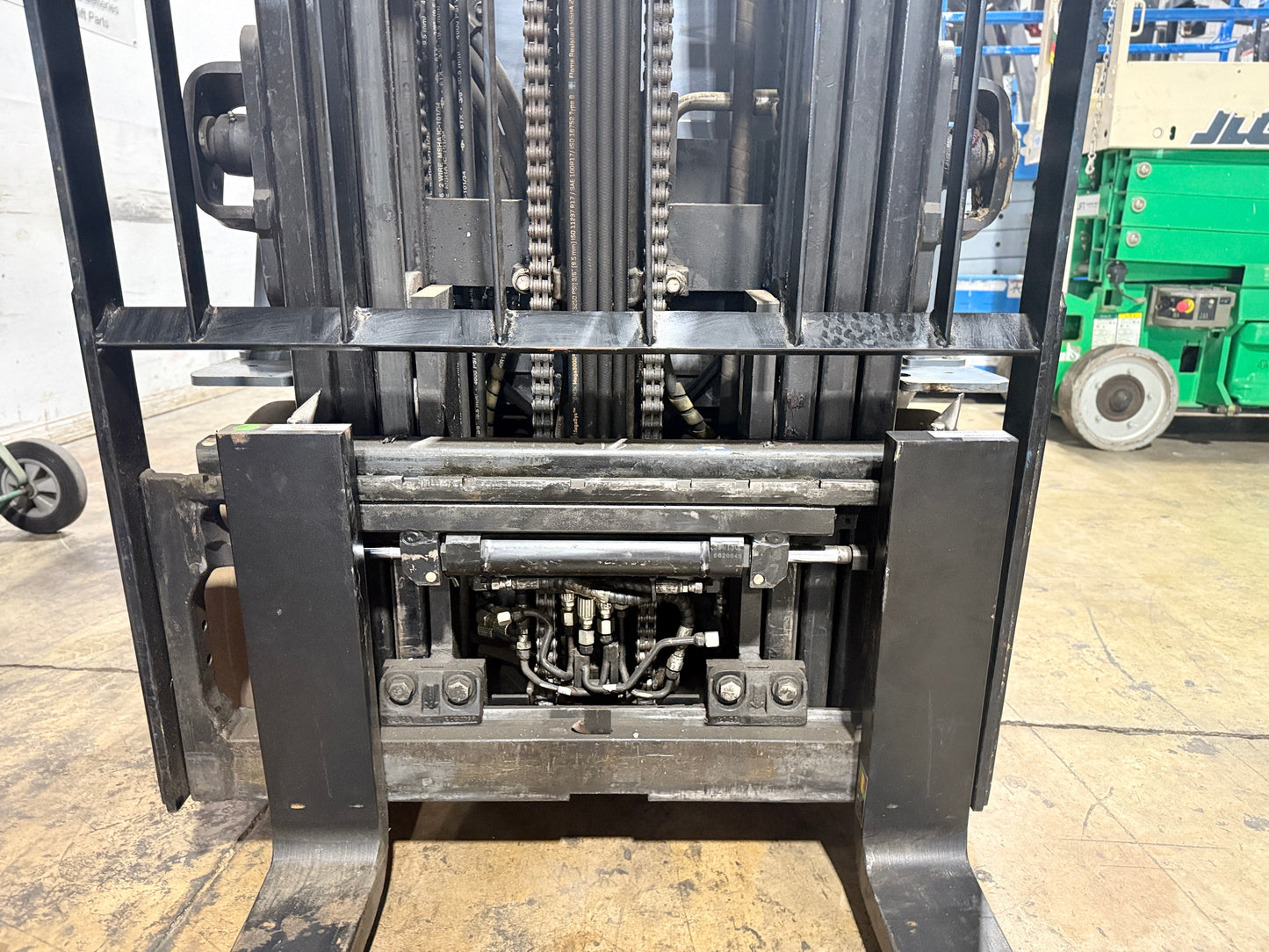 Toyota Forklift For Sale Electric Forklift 2015 Toyota Model 8FBCU25 and 2017 Tested Battery 4,400 LB Capacity 189" Height Stock # 0271