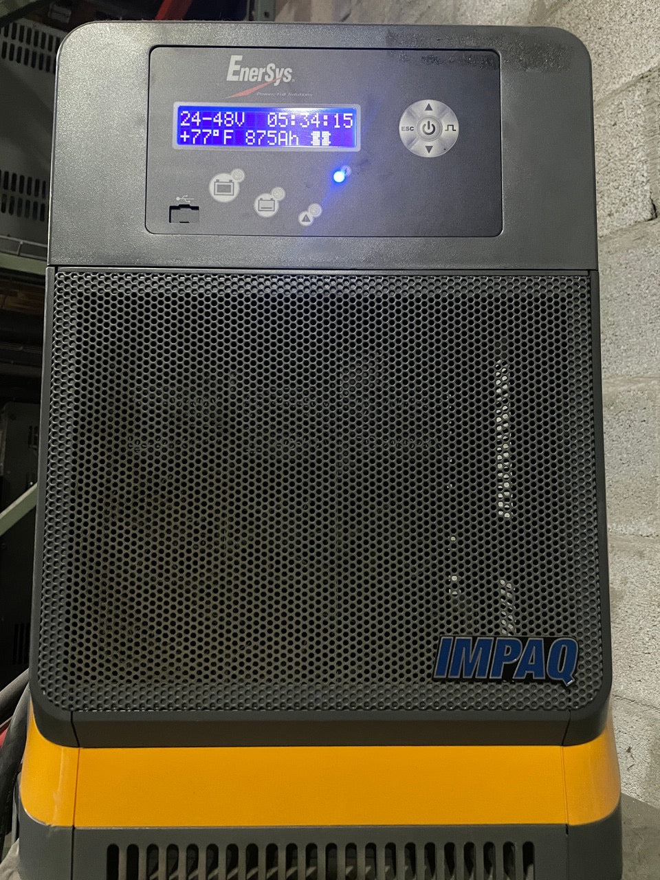 Enersys Multivolt Battery Charger for sale 24/36/48 Volts, 3 Phase 480 Volts AC Input, 1500 Amp Hour