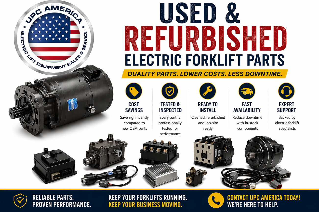 Used & Refurbished Forklift Parts | Electric Forklift Specialists | UPC America