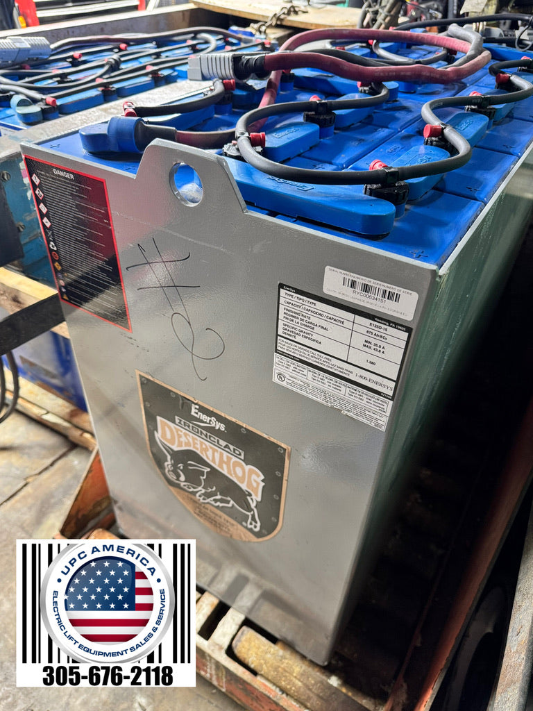 Forklift Battery For Sale Electric Forklift Battery 2024 Enersys 36 Volt 875 AH Model 18-125-15 RYC #4151