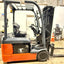 Toyota Freezer Conditioned Forklift For Sale Electric Forklift 2019 Toyota Model 8FBE15U and 2019 Tested Battery 2,700 LB Capacity 170" Height  Stock # 8049