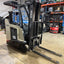Forklift For Sale Electric Forklift 2015 Crown RC5500 Narrow Aisle April 2023 Tested AGM Battery Height  Stock # 3801