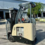 Forklift For Sale Electric Forklift 2014 Crown RC5500 Narrow Aisle 2021 Tested Battery Height  Stock # 9174