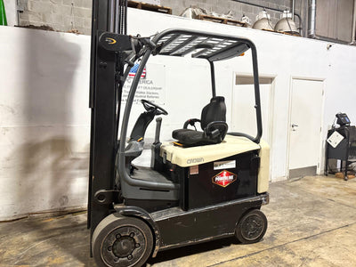 As-Is Used Crown FC4525-40 Electric Sit-down Forklift Side Shift and Tilt, Capacity  4,000 Lbs, Height 188" # 4514