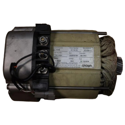 Crown RC5500 Part # 021084 AC Traction Motor - Used  with New Sensor Bearing Installed